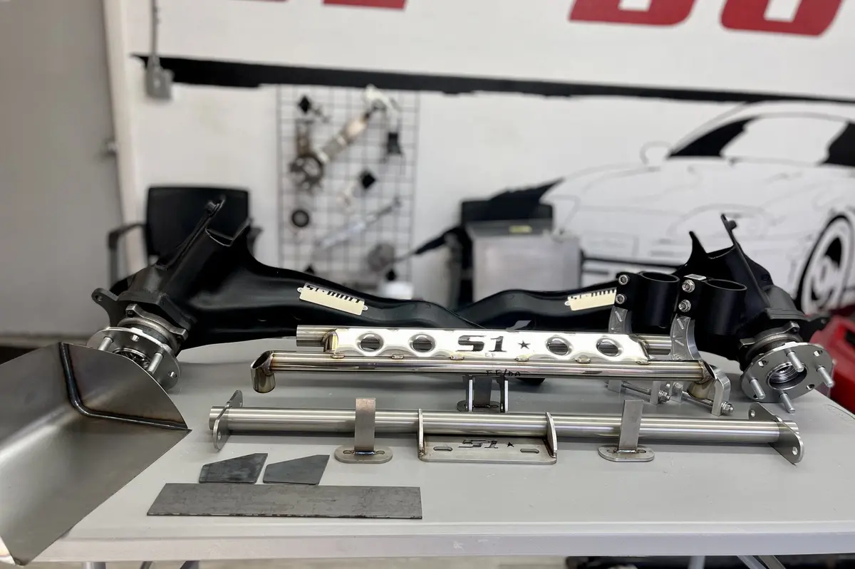 S1 Built Complete Awd Kit: Oem Style Awd/Rwd/Fwd Trailing Arms With Tubular Rear Diff Mount Kit And Billet Forks 1