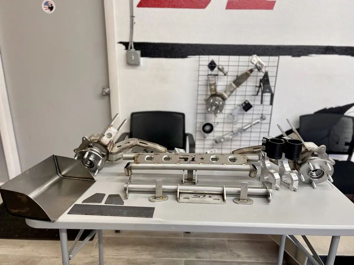 S1 Built Complete Awd Kit: Alpha6 Drag Awd/Rwd/Fwd Rear Trailing Arms With Tubular Style Rear Diff Mount Kit And Billet Forks 5