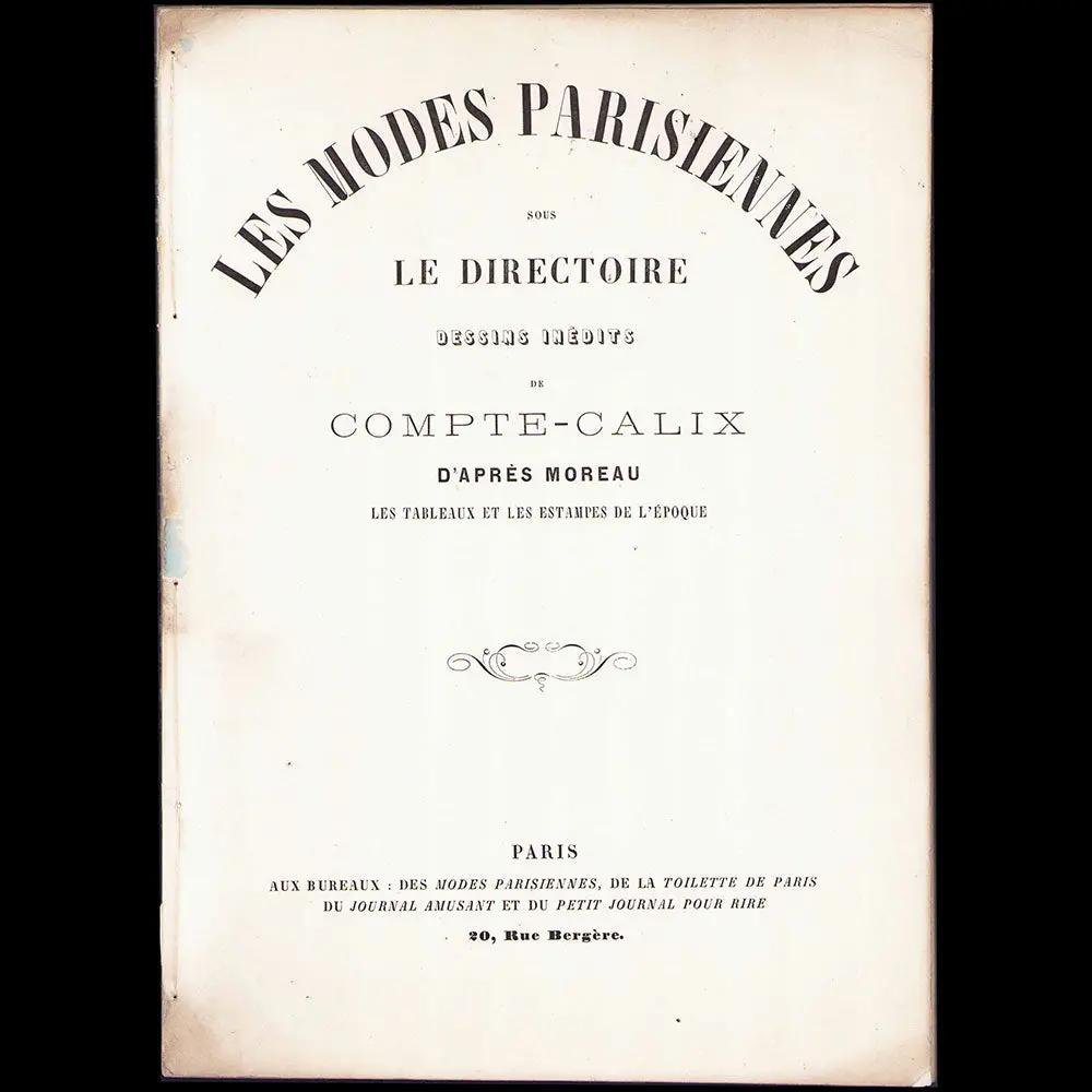 Compte-Calix - Les Modes Parisiennes Sous Le Directoire (1871) 1