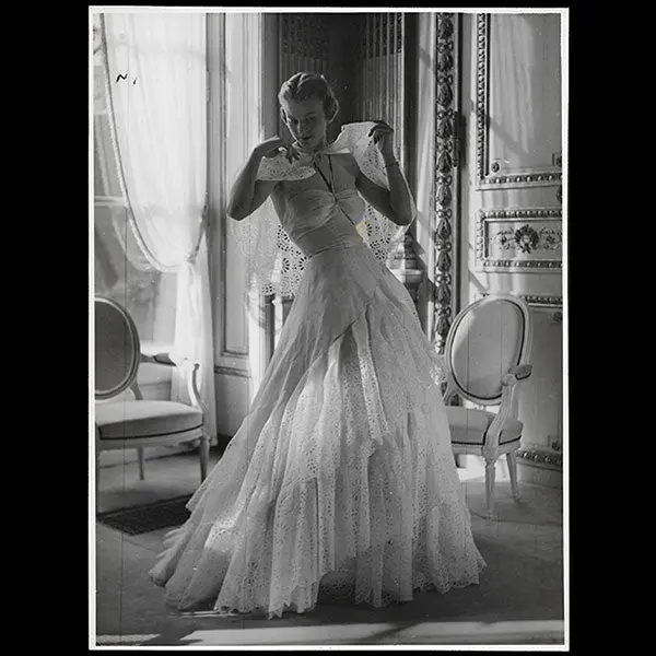 Maggy Rouff - Robe Ronsard, Tirage D'époque (1949) 1