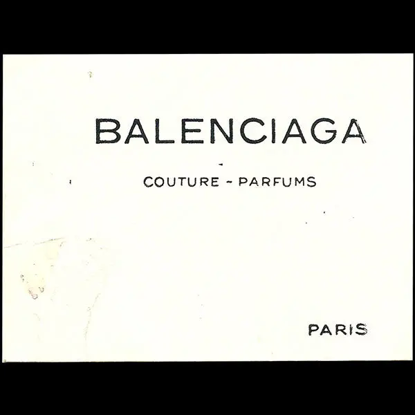 Balenciaga - Carte, Circa 1960 1