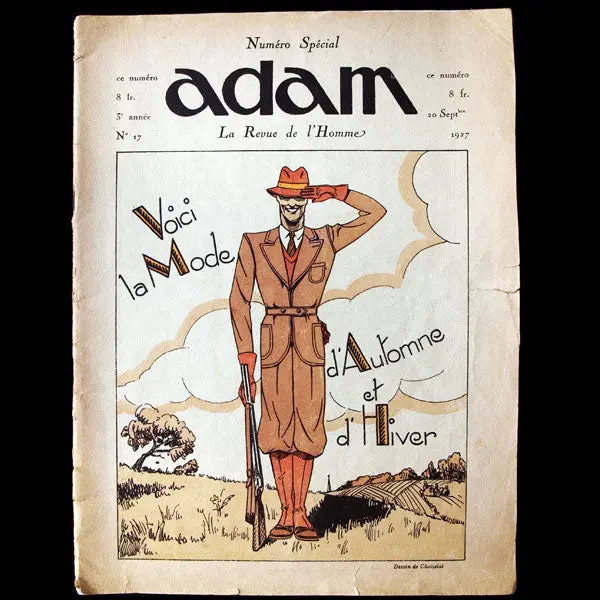 Adam, La Revue De L'homme (20 Septembre 1927) 1