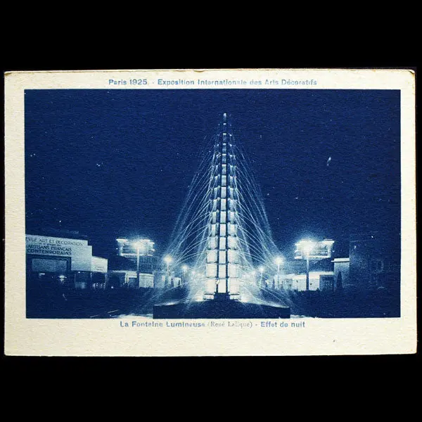 La Fontaine Lalique À L'exposition Internationale Des Arts Décoratifs (1925) 1