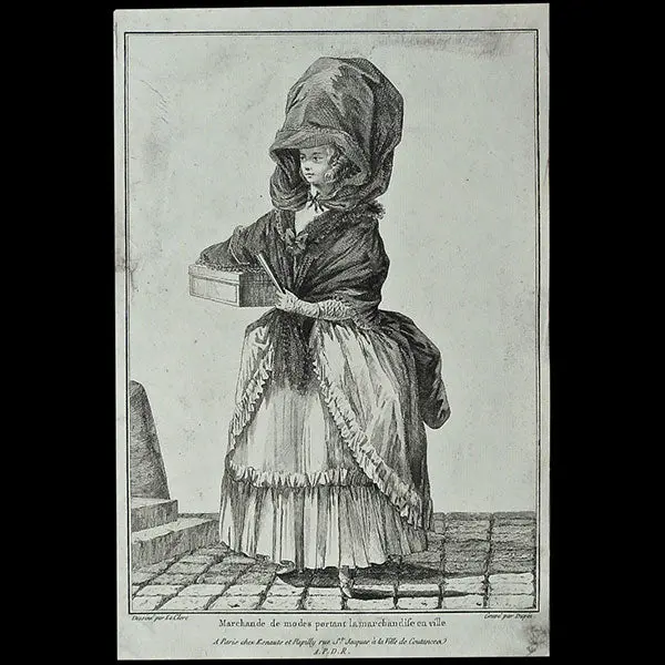 Gallerie Des Modes Et Costumes Français, 1778-1787, Gravure N° G 41, La Marchande De Modes 1