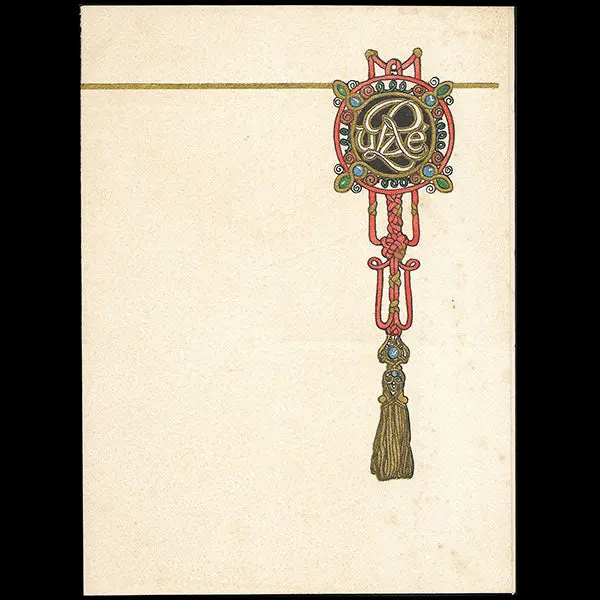 Ruzé & Cie - Invitation De La Maison De Fourrures À Une Exposition De Sacs-Manchons (Circa 1910) 1