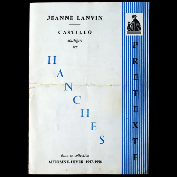 Jeanne Lanvin - Castillo, Programme De Défilé, Automne-Hiver 1957-1958 1