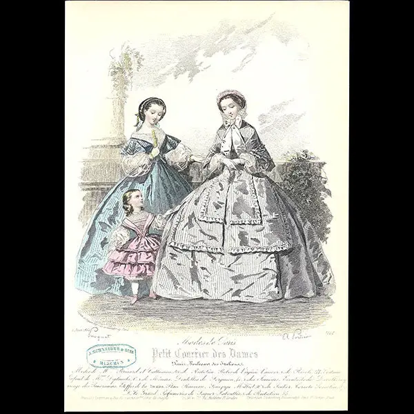 Dessin D'hippolyte Pauquet Pour Le Journal Des Demoiselles (1860) 2