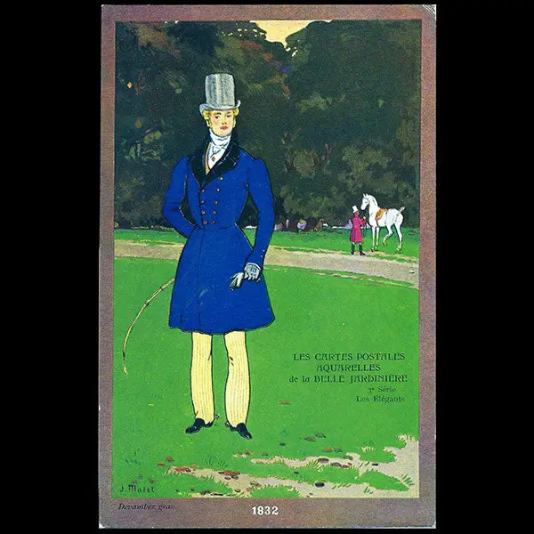 Les Elégants, Les Cartes Postales Aquarelles De La Belle Jardinière (Circa 1910) 1