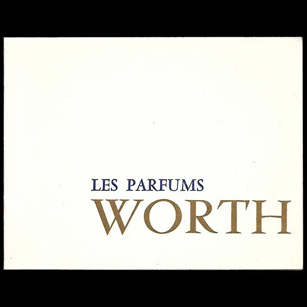Parfums Worth - Carte De Voeux Pour L'année 1962 (1961) 1