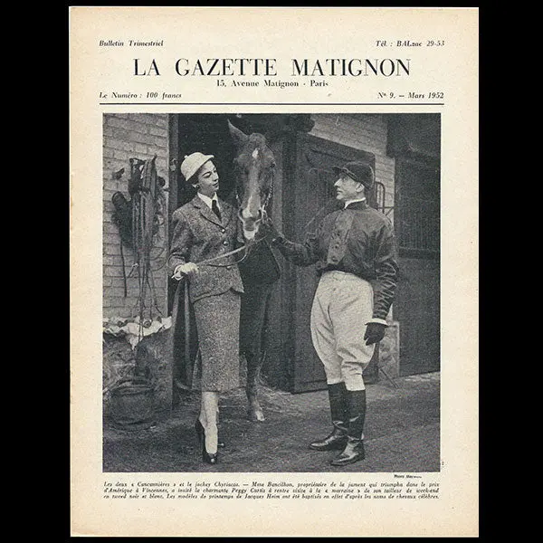 Heim - Gazette Matignon, N°9 (1952, Mars), Couverture De Maywald 1