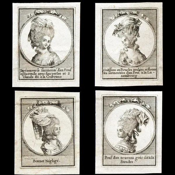 Gallerie Des Modes Et Costumes Français, 10Ème Suite De Coiffures (1781) 1