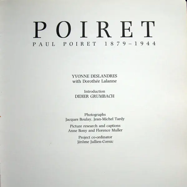 Poiret - Édition Américaine (1986) 2