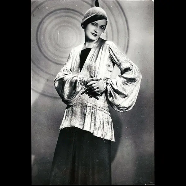Jeanne Lanvin - Jupe De Crepe Et Blouse En Lamé (1932) 1