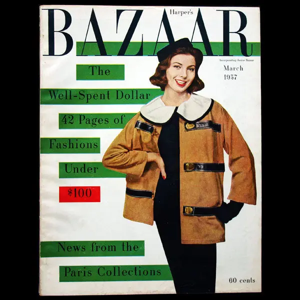 Harper's Bazaar (1957, Mars), Couverture De Richard Avedon 1