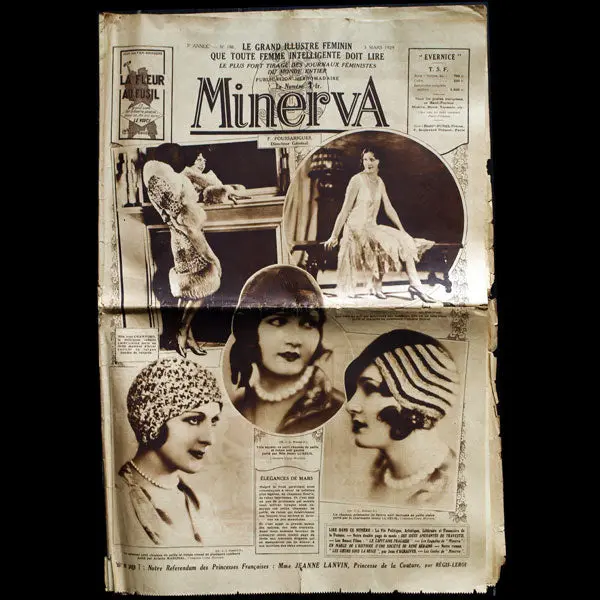 Minerva, 3 Mars 1929 - Mme Jeanne Lanvin, Princesse De La Couture 1