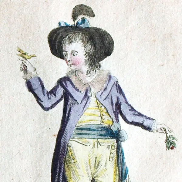 Cabinet Des Modes, Planche I, 23Ème Cahier - Enfants En Redingote (15 Octobre 1786) 2