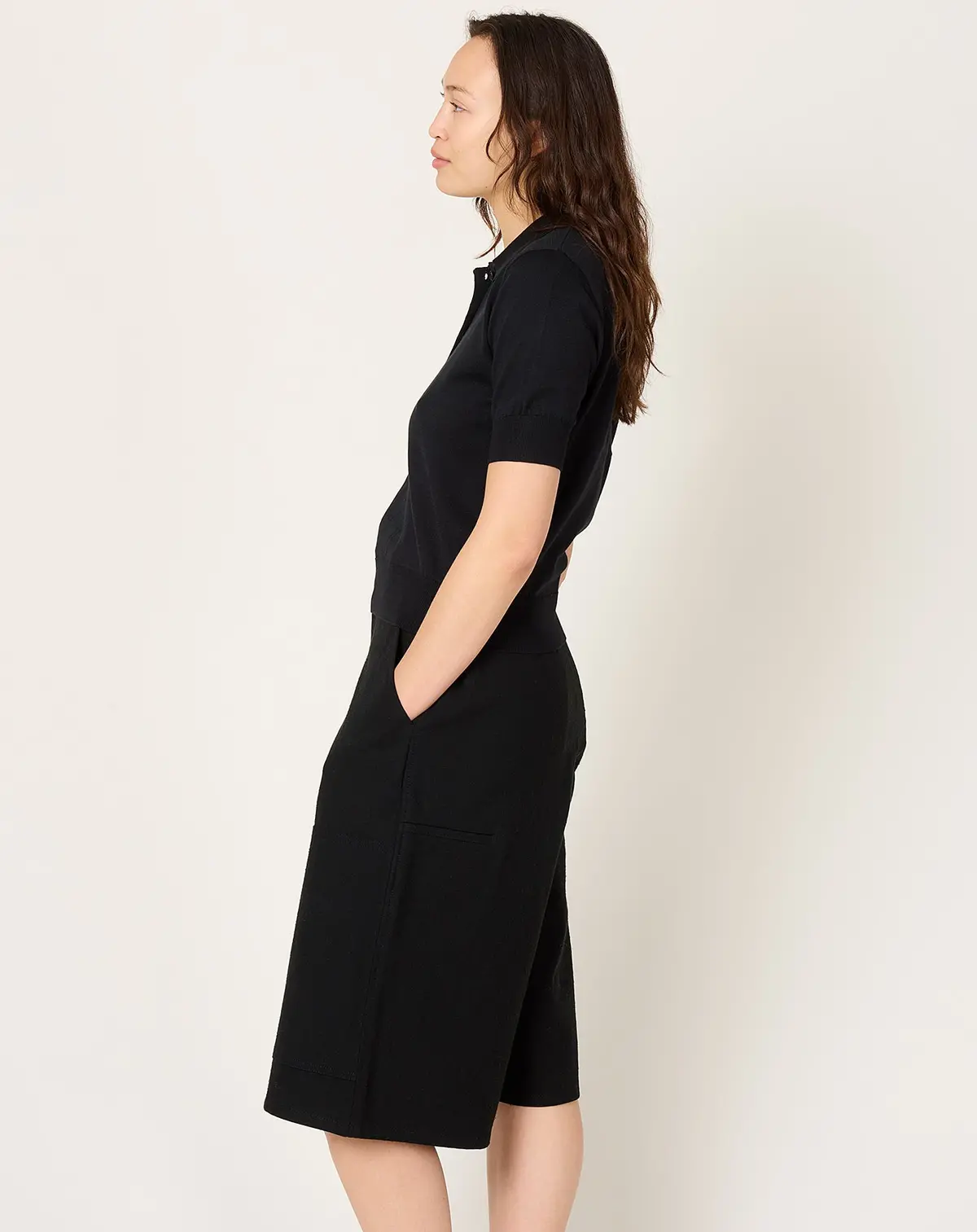 Cameron Polo Top In Black 2