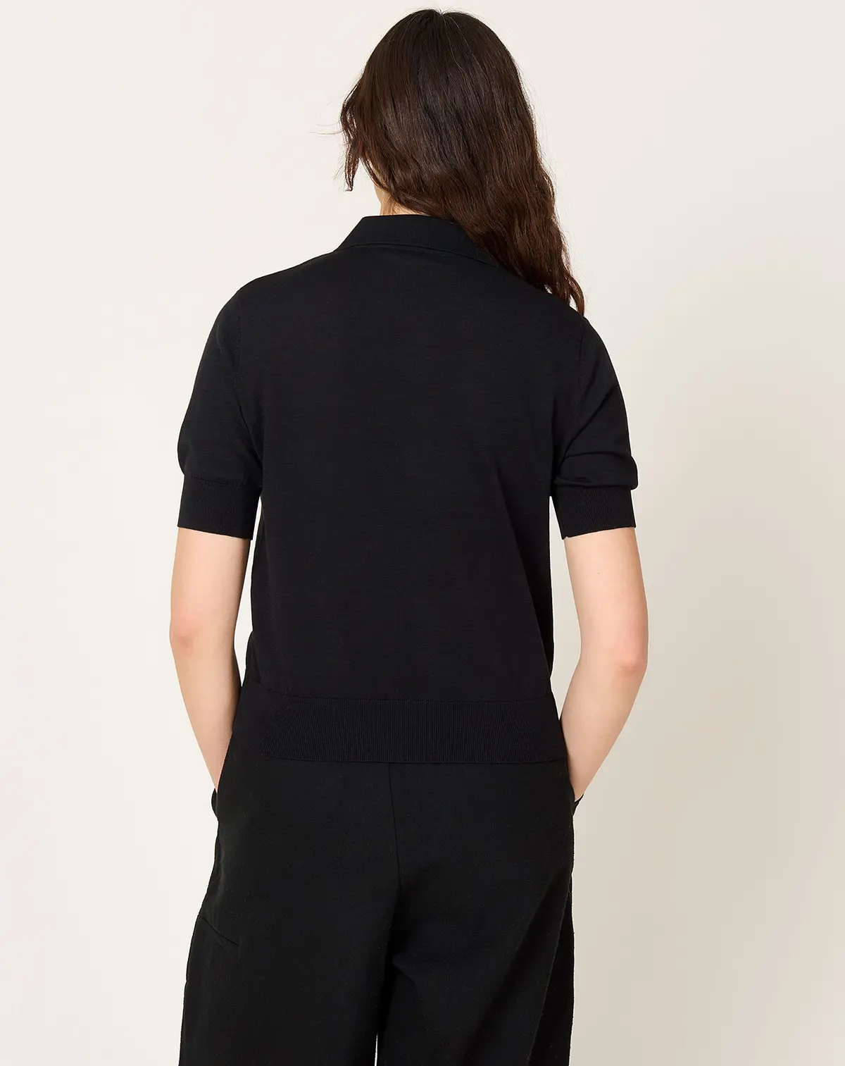 Cameron Polo Top In Black 3
