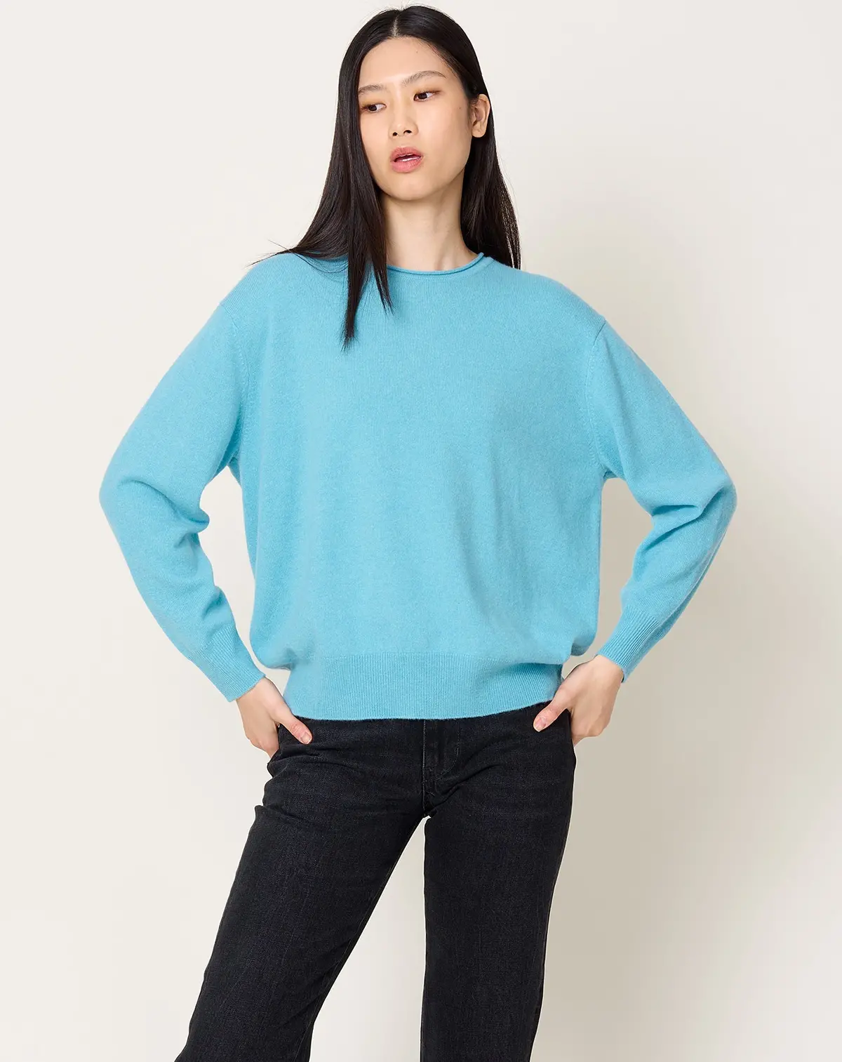 Coco Sweater In Ocean Blue 1