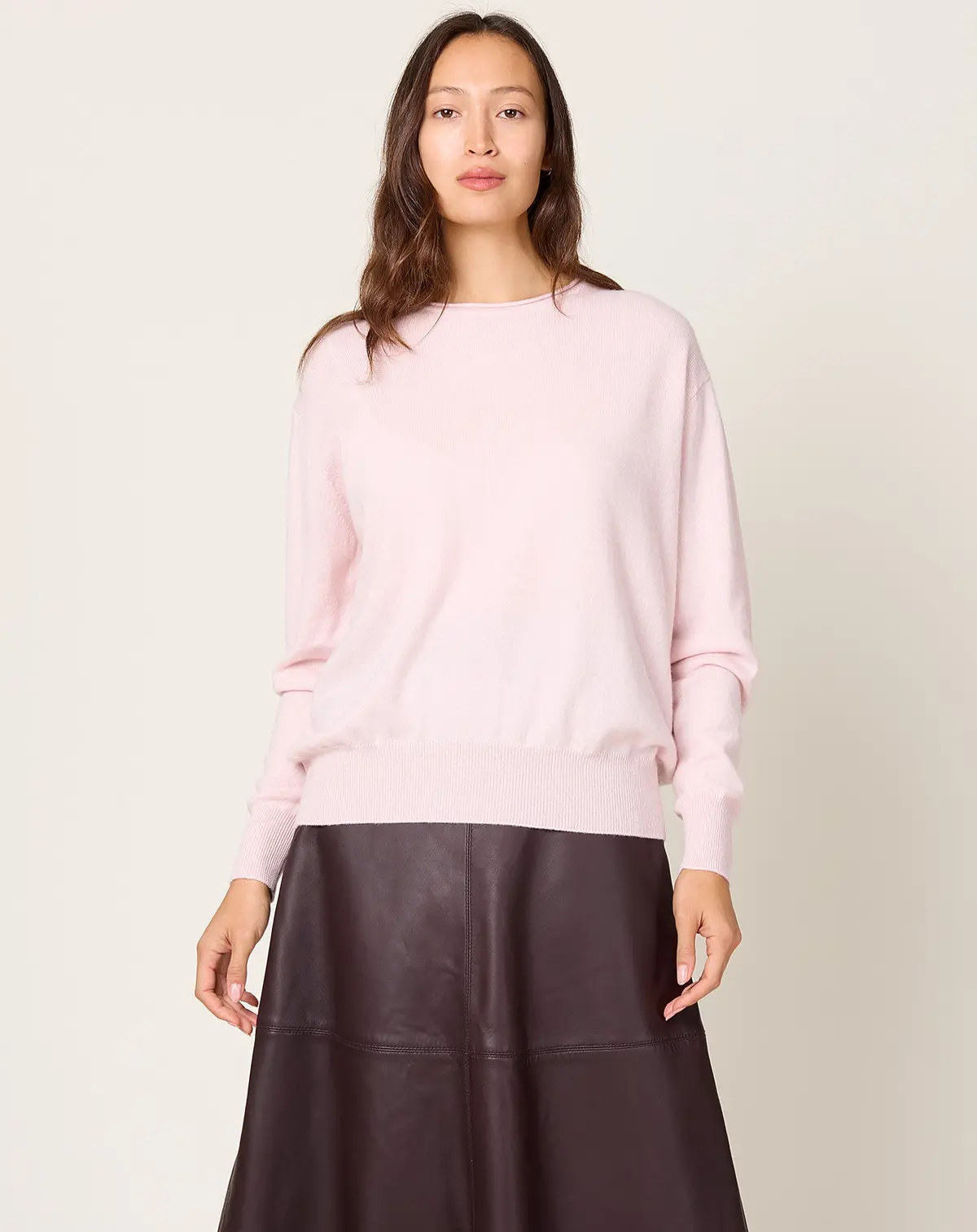 Coco Sweater In Peony Pink 1