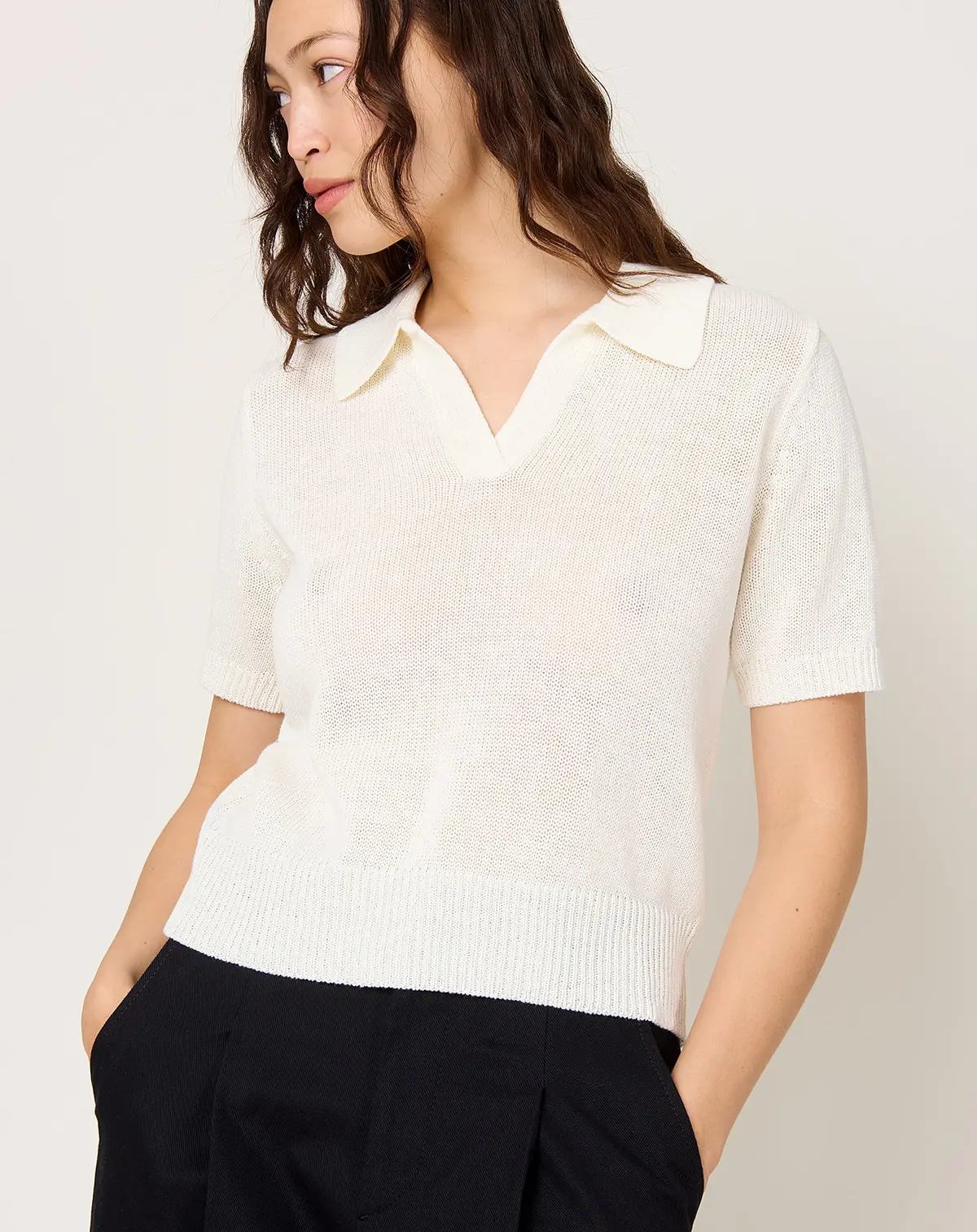 Cris Top In Off White 4