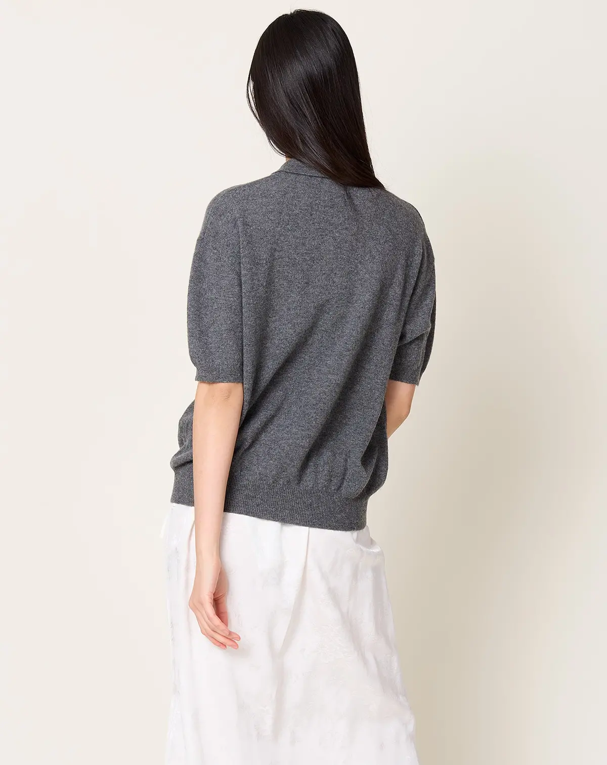 Darrin Top In Dark Heather Grey 3