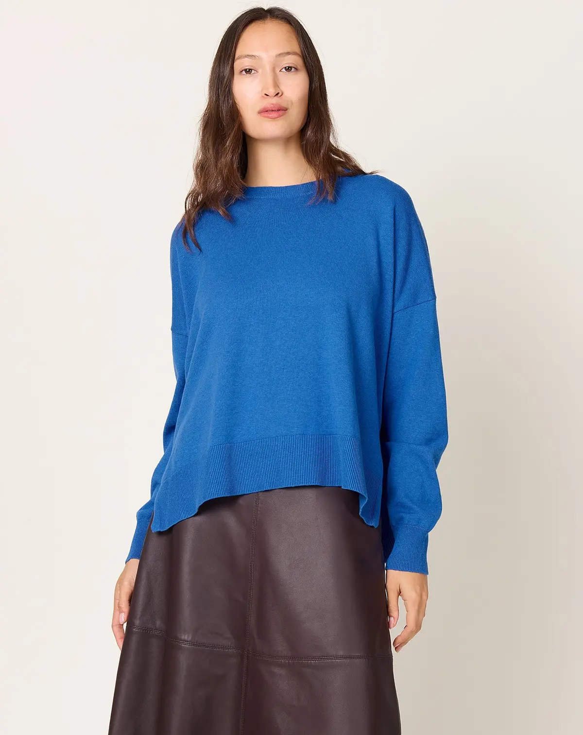 Elle Sweater In Lagoon 1