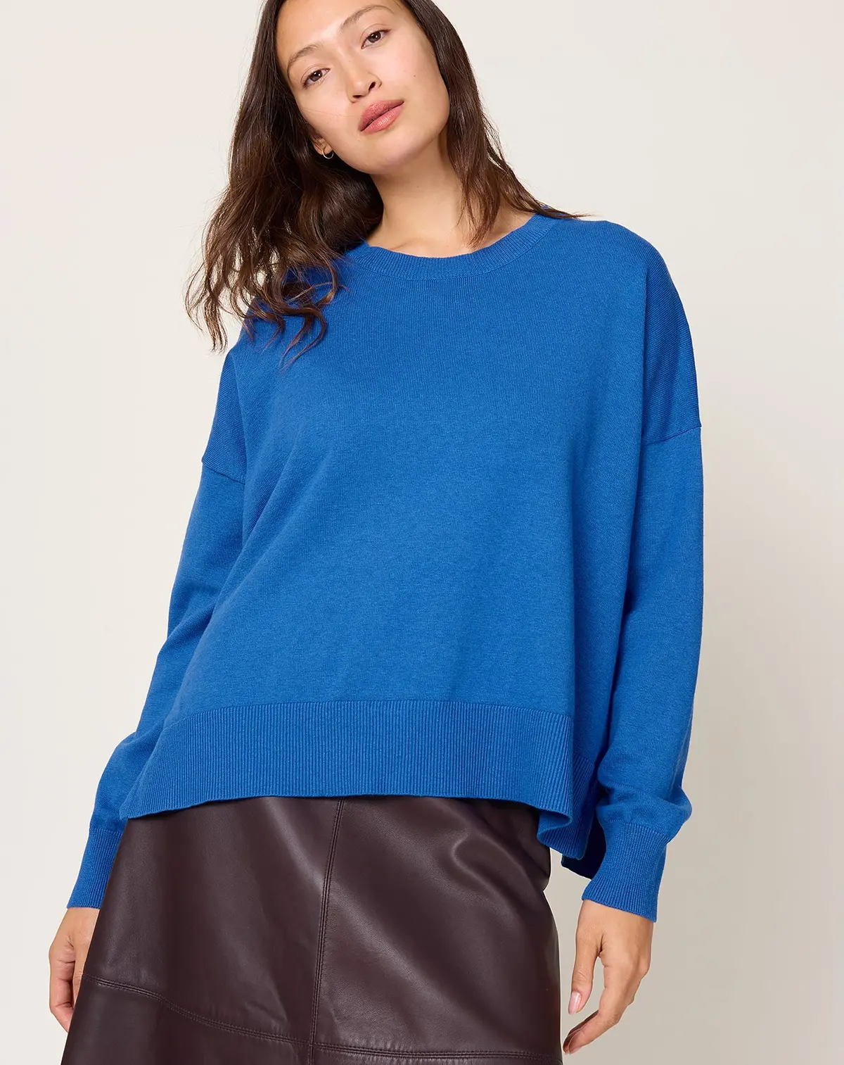 Elle Sweater In Lagoon 4