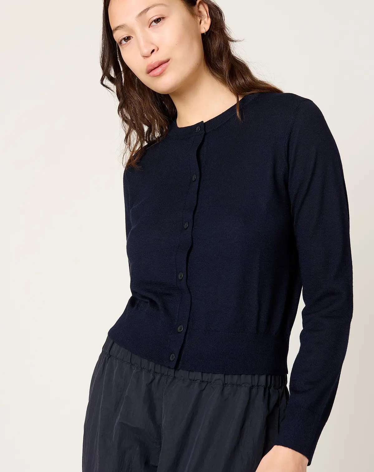 Inez Cardigan In Navy 1