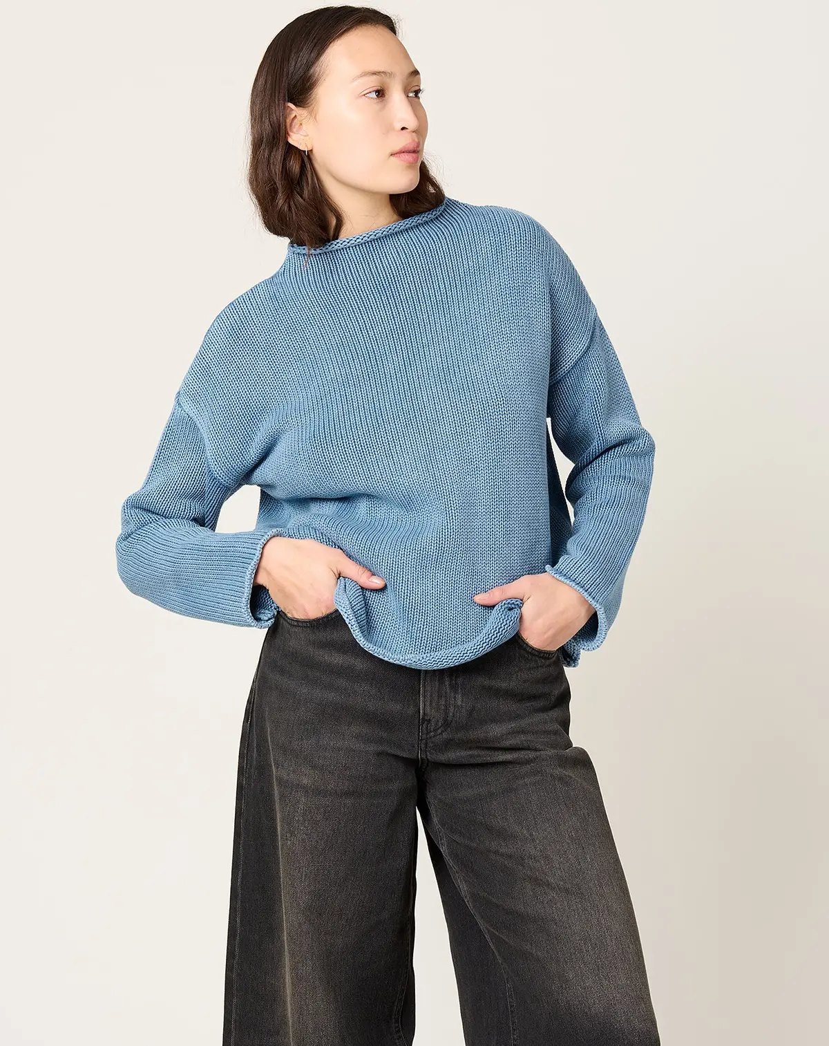 Lamis Sweater In Denim 1