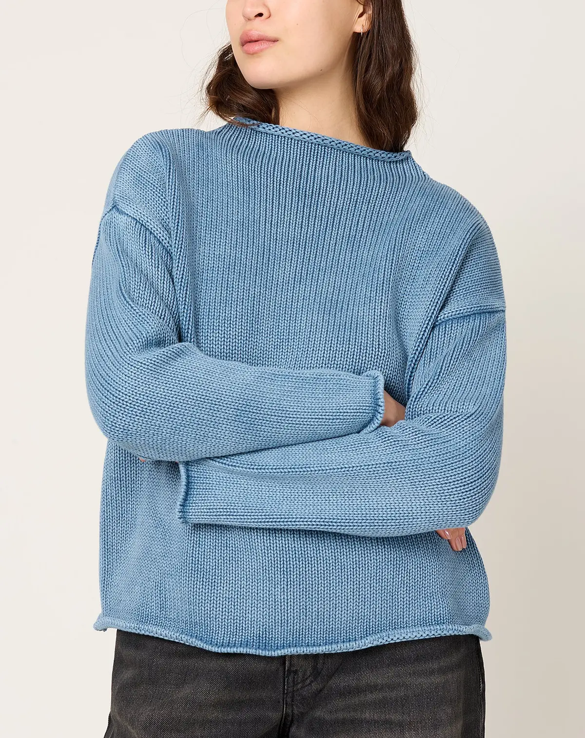 Lamis Sweater In Denim 4