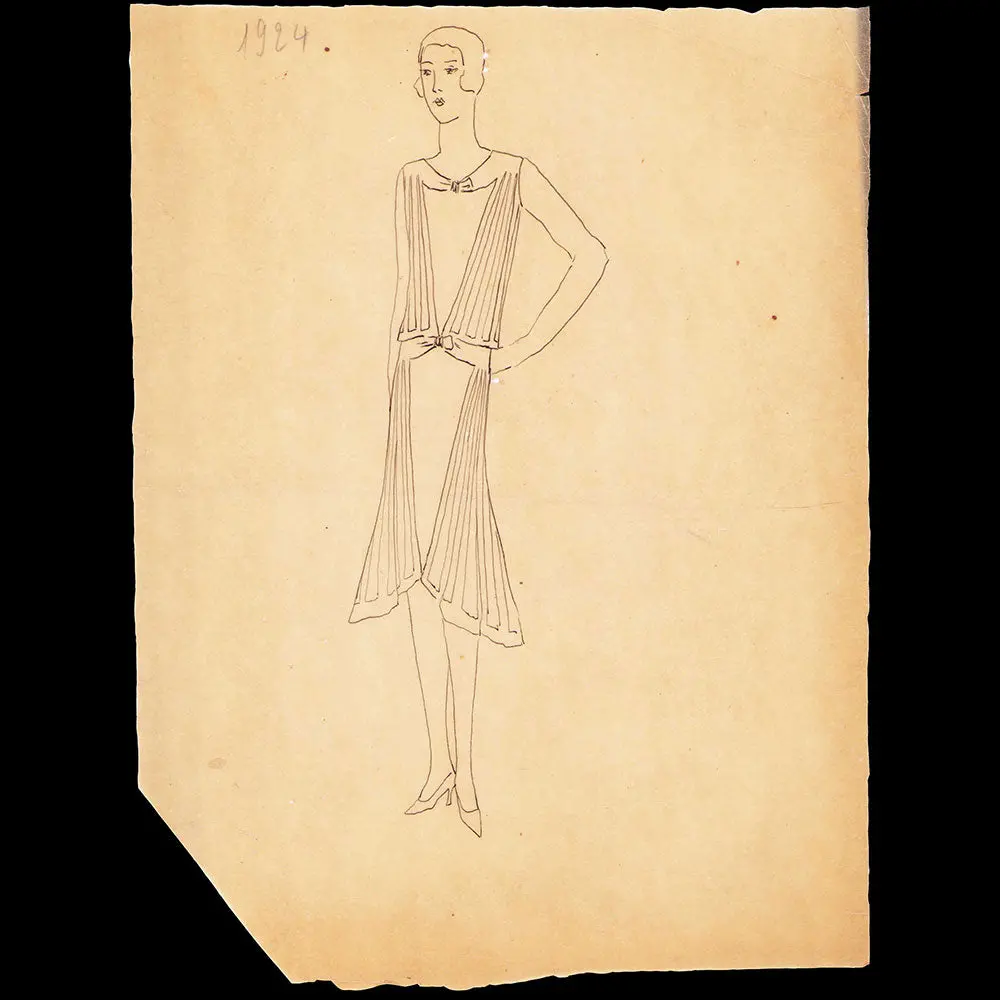 Jane - Dessin D'une Robe (1924) 1