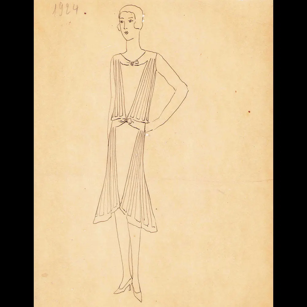 Jane - Dessin D'une Robe (1924) 2