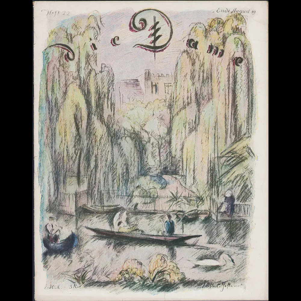 Die Dame, Fin Août 1919 1