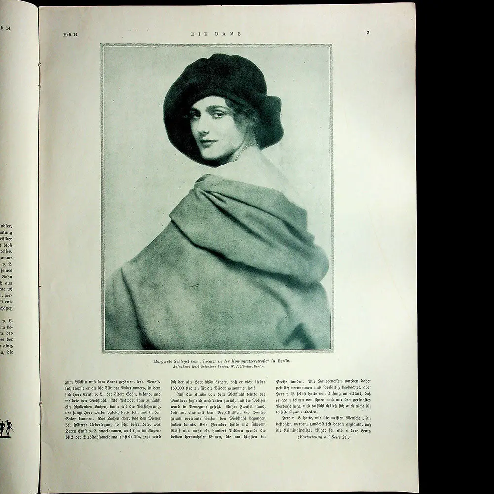 Die Dame, Avril 1921, Couverture De Renée Sintenis 2