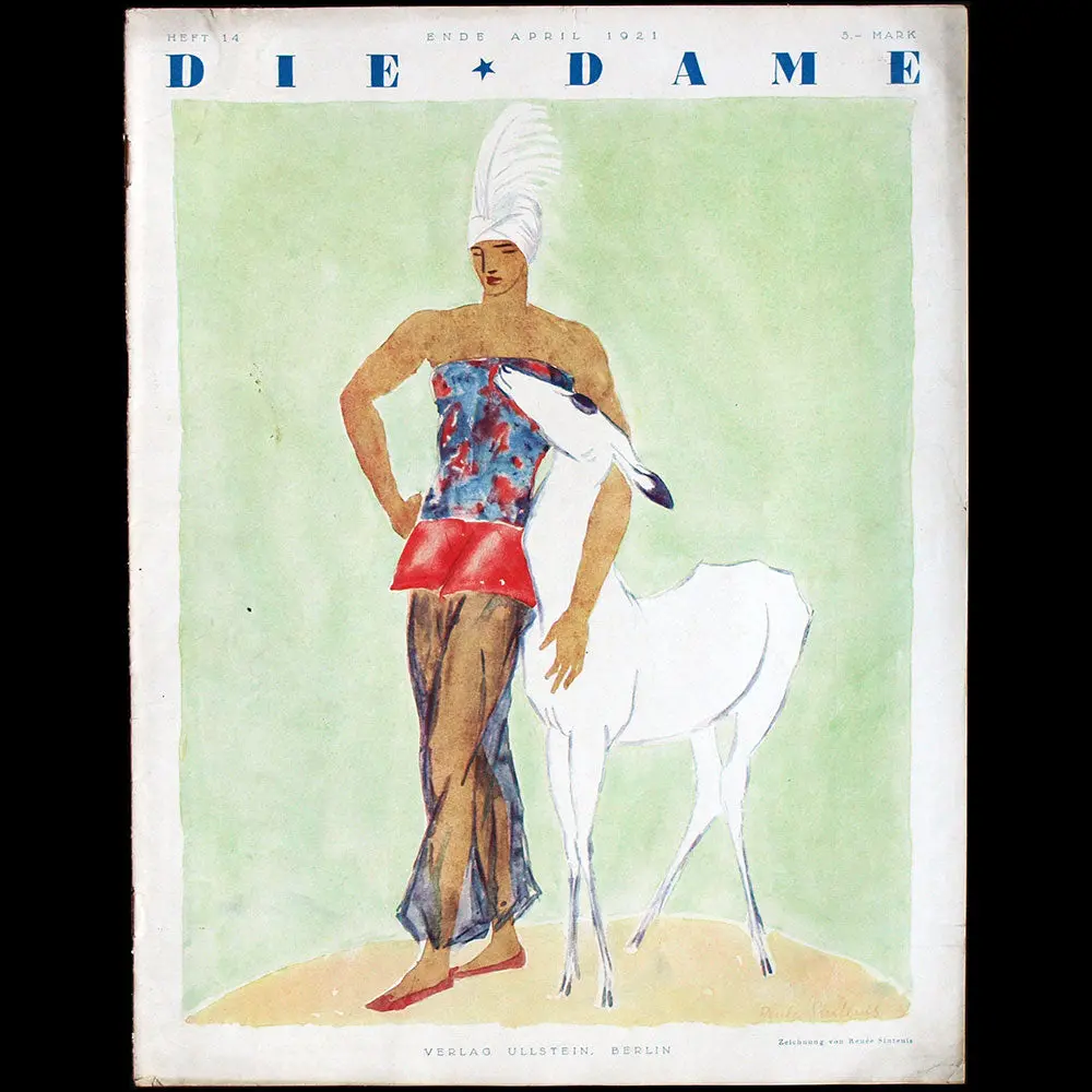Die Dame, Avril 1921, Couverture De Renée Sintenis 1
