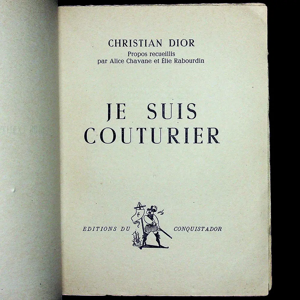 Je Suis Couturier, Propos De Christian Dior (1951), Exemplaire De Service De Presse 2