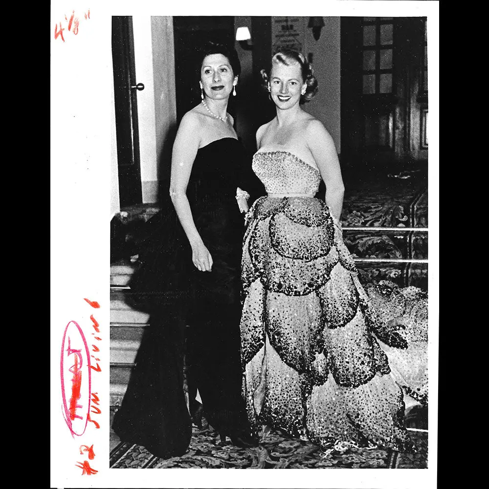Christian Dior - Robe Junon Portée Par Claire Newman En 1949 (1988) 2