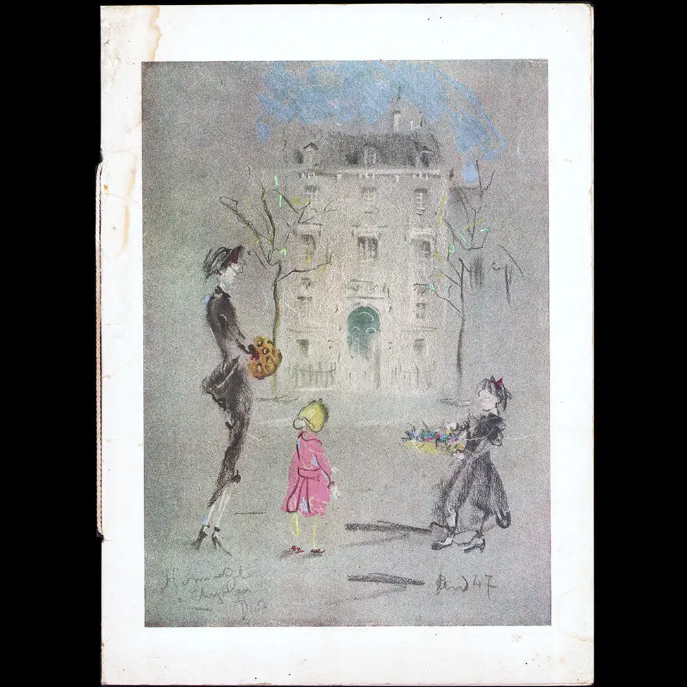 Christian Dior - Printemps 1959, Programme Du Défilé De Moscou, Couverture De Christian Bérard (1959) 1
