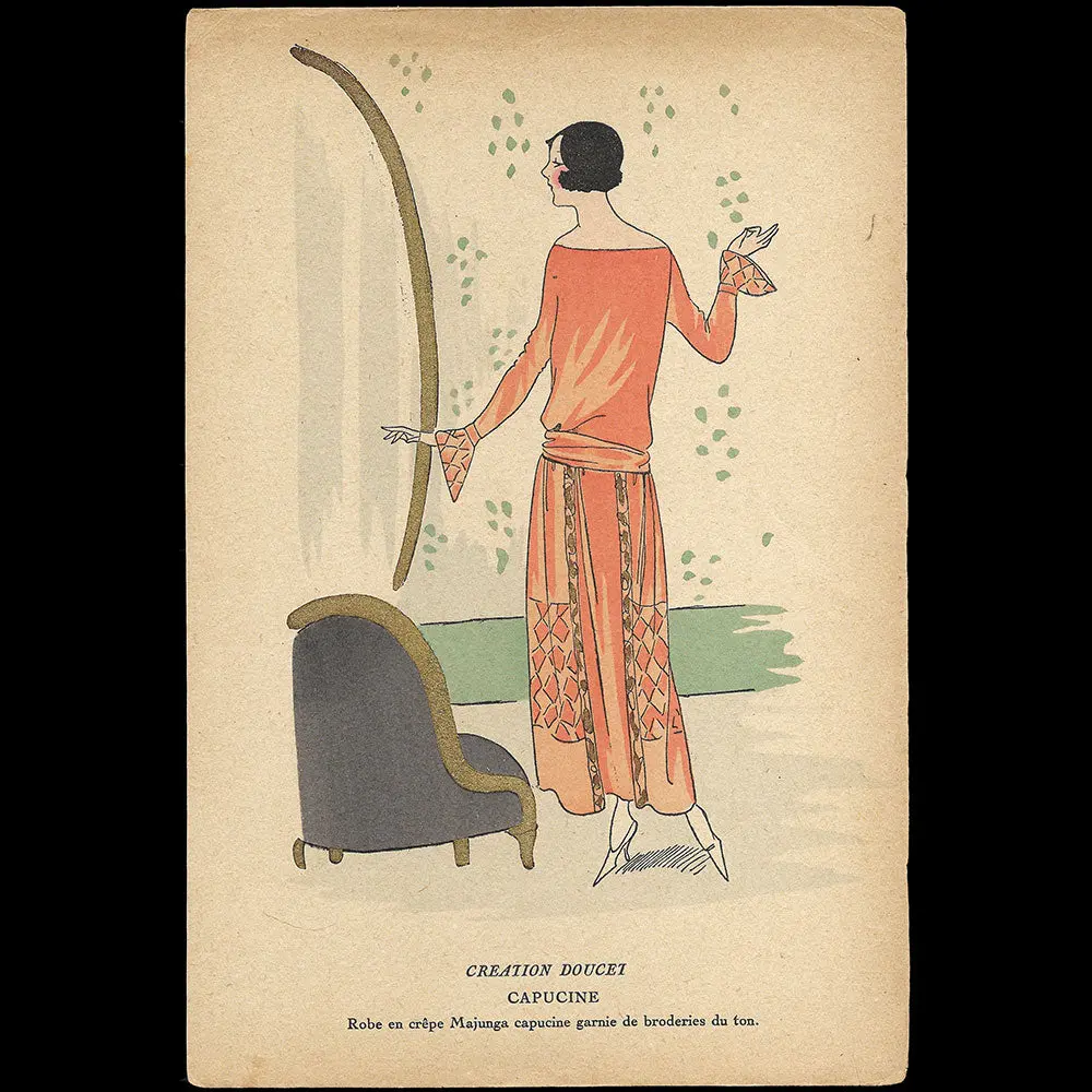 Doucet - Capucine, Robe En Crêpe Majunga (1923) 1