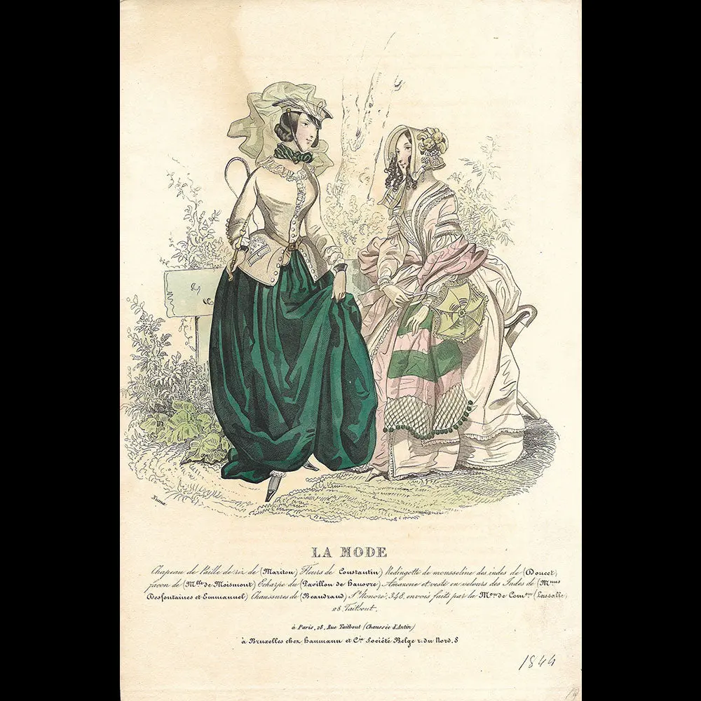 Doucet - Gravure De La Mode Par Numa (1844) 1