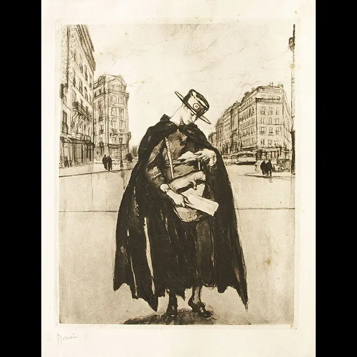 Drian - Les Femmes Et La Guerre, La Factrice (Circa 1918) 1