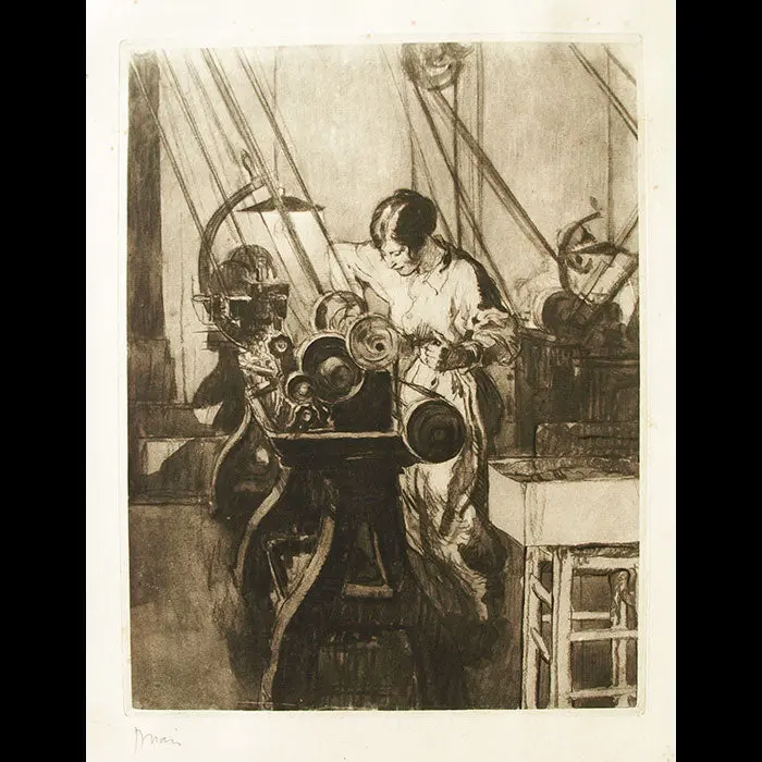 Drian - Les Femmes Et La Guerre, L'ouvrière (Circa 1918) 1