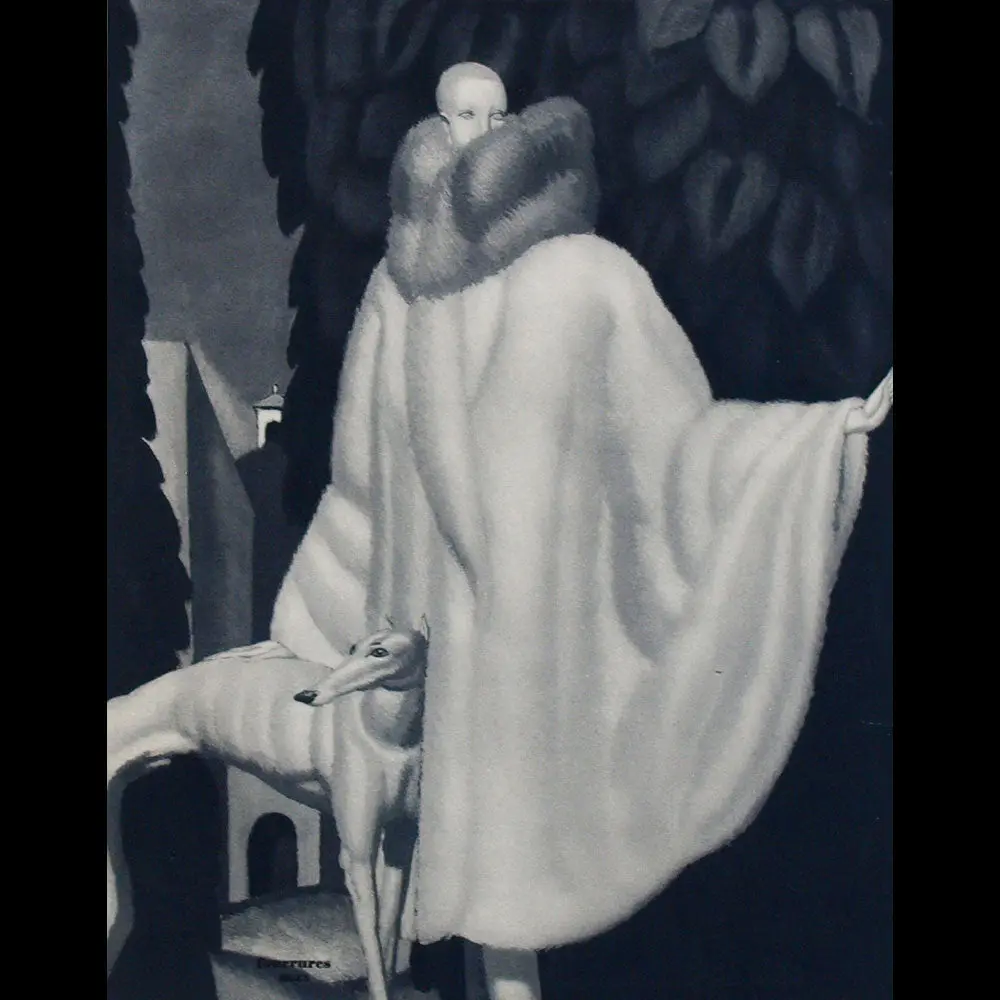 Fourrures Max - Affiche D'annonce De Parution De L'album Toi Par Jean Dupas (1927) 2