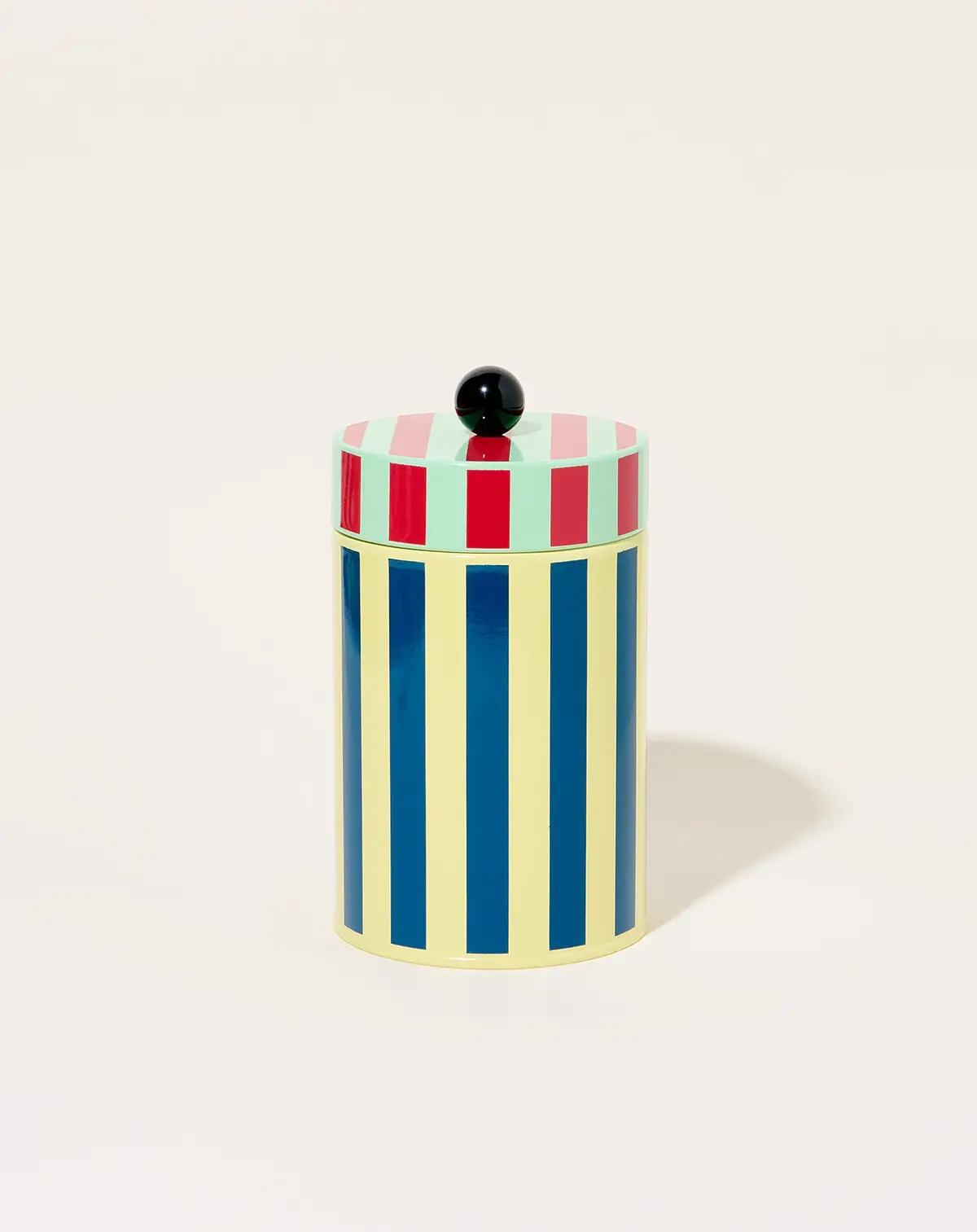 Tall Stripe Canister 1