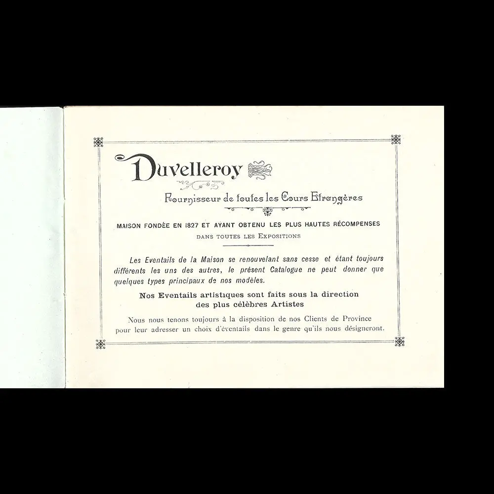 Duvelleroy - Catalogue De La Fabrique D'éventails (1890S) 2