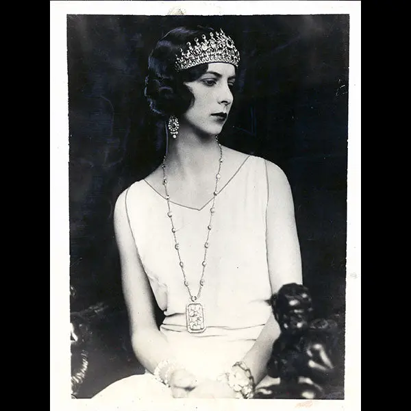 Jean Patou - Robe De Georgette Blanche Pour Madame Madina Arrivabene (1929) 1