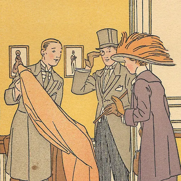 Paquin-Bertholle - Invitation À L'inauguration Des Agrandissements, Illustration De Bernard Boutet De Monvel (1908) 2