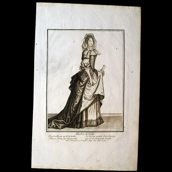 Habit De Ville, Gravure De Nicolas Bonnart (Circa 1680-1685) 1