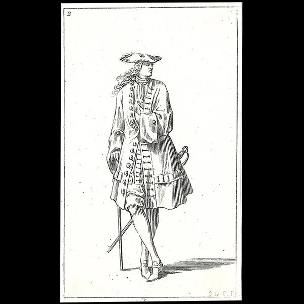 Divers Costumes Français Du Règne De Louis Xiv D'après Sebastien Leclerc (Xixème Siècle) 2
